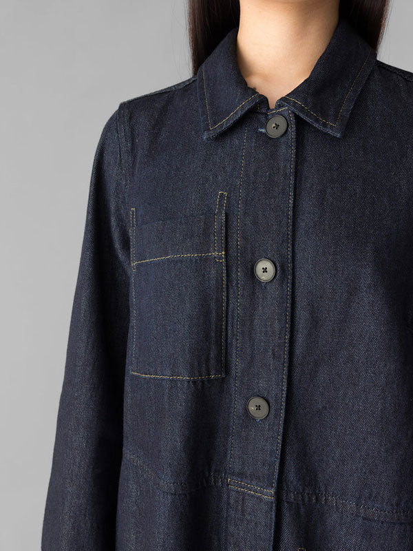 Vintage Casual Wearable Long Denim Jacket