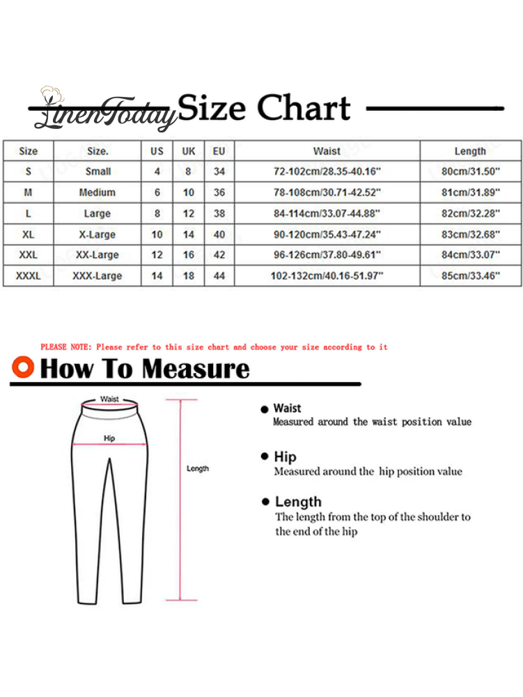 Casual Summer Linen Pants High-Waisted Loose Yoga Sweatpants Crop Pants with Pockets
