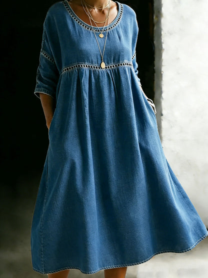 Casual Denim Loose Dress