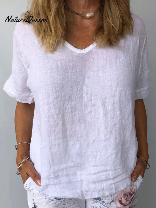 Cotton and Linen Casual Top