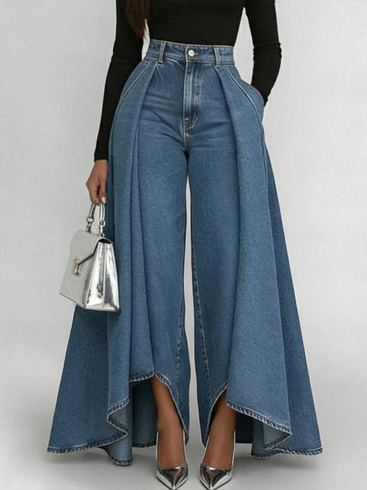 High-Waisted Relaxed Wide-Leg Jeans with Effortless Everyday Comfort
