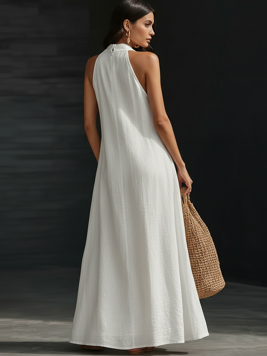 Minimalist and Elegant Maxi Dress with Cozy Everyday Wear
