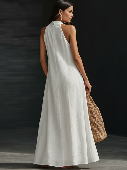 Minimalist and Elegant Maxi Dress with Cozy Everyday Wear