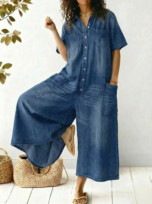 Cozy and Casual Cotton Jumpsuit