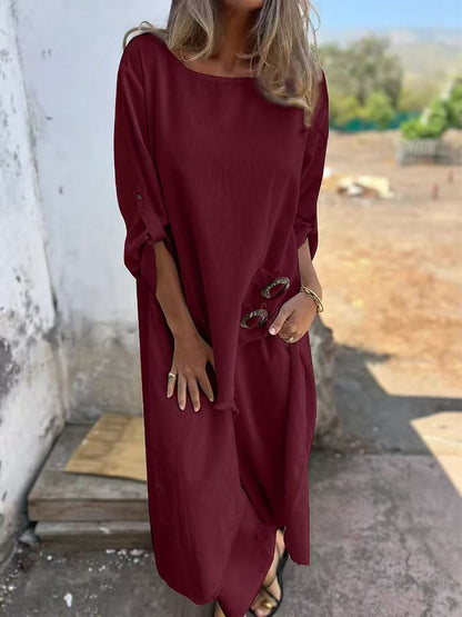 Solid Color Casual Elegant Stylish Top and Pants Suit