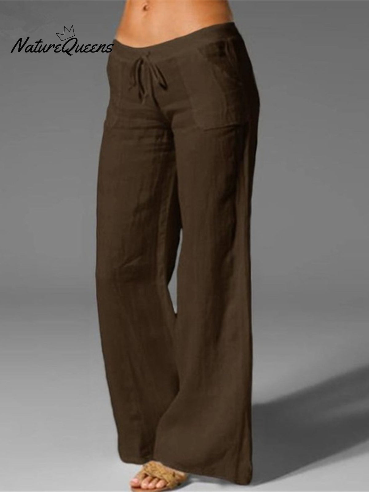 Pocket Cotton and Linen Slacks