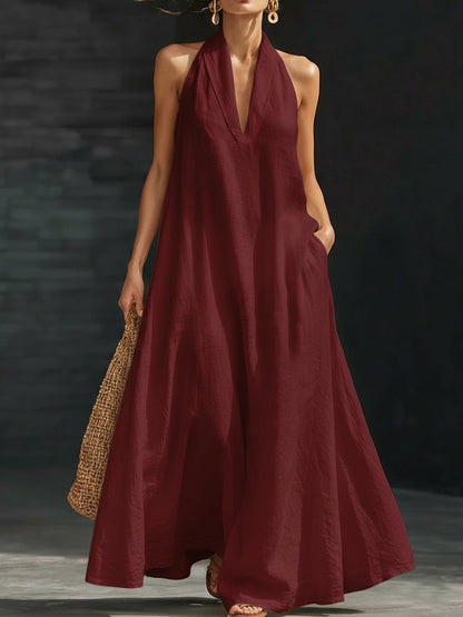 Minimalist and Elegant Maxi Dress with Cozy Everyday Wear