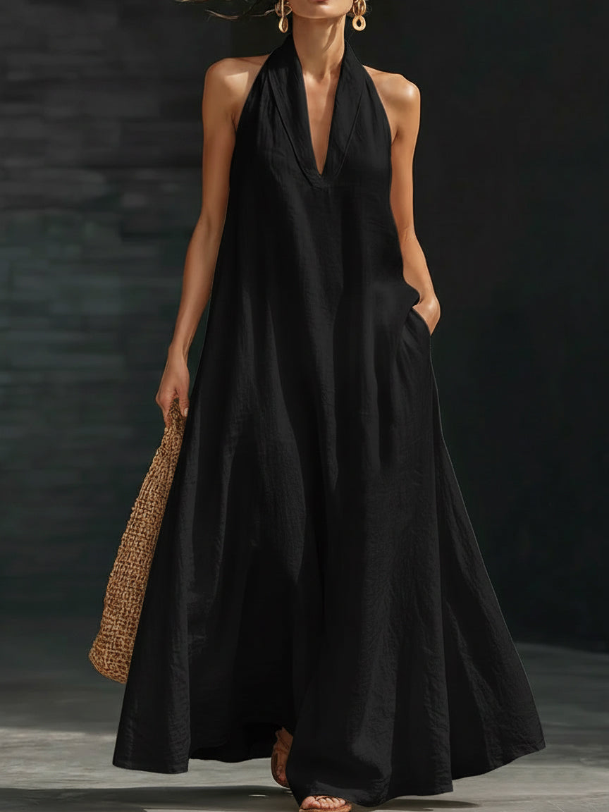 Minimalist and Elegant Maxi Dress with Cozy Everyday Wear