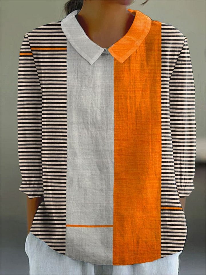 Vintage Boho Geometry Art Print Casual Dress