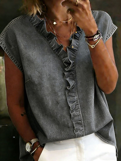 Casual Denim Cotton Shirt