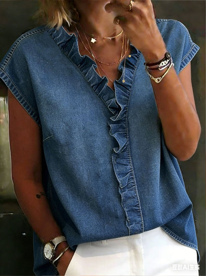 Casual Denim Cotton Shirt