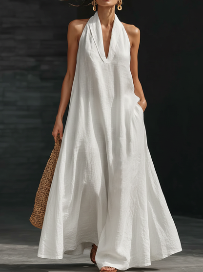 Minimalist and Elegant Maxi Dress with Cozy Everyday Wear