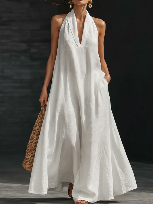 Minimalist and Elegant Maxi Dress with Cozy Everyday Wear
