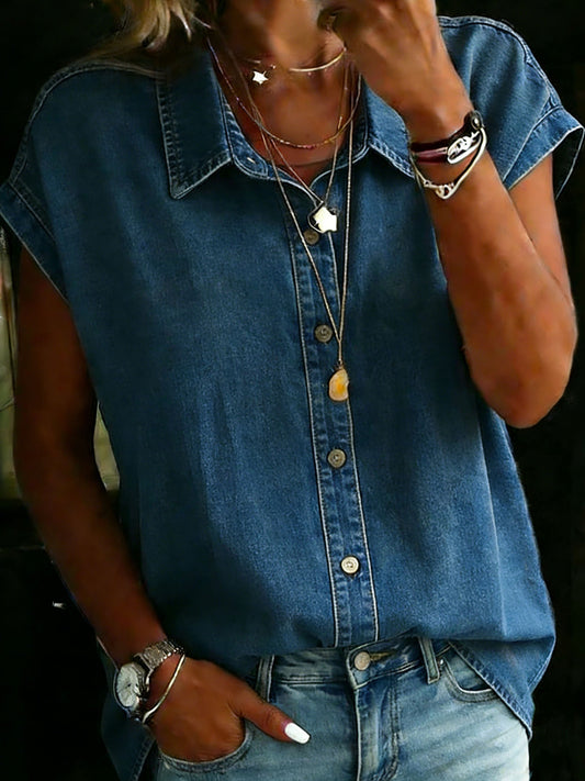 Casual Denim Cotton Shirt
