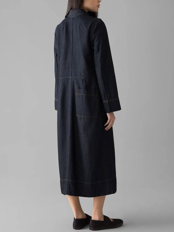 Vintage Casual Wearable Long Denim Jacket