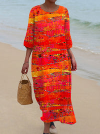 3/4 Sleeve Dress