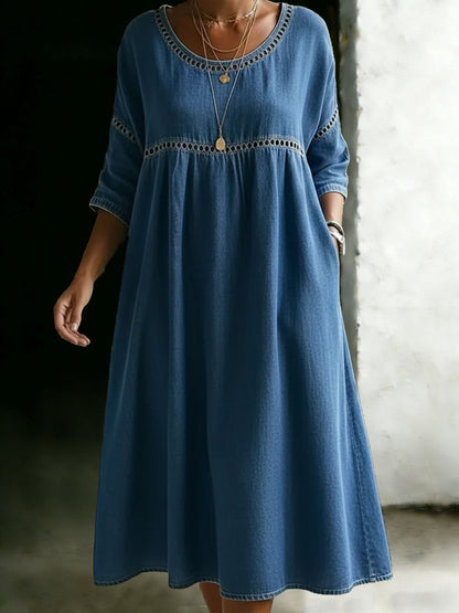 Casual Denim Loose Dress