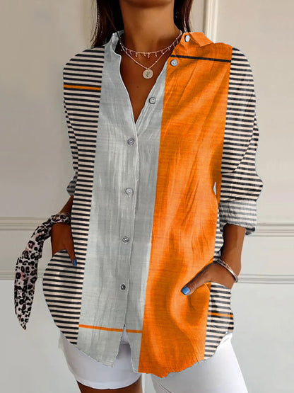Vintage Boho Geometry Art Print Casual Dress