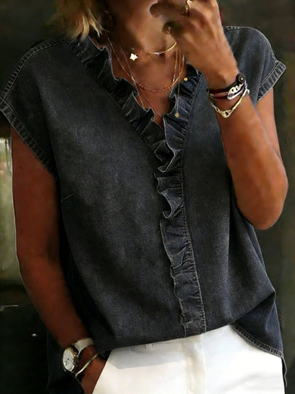 Casual Denim Cotton Shirt