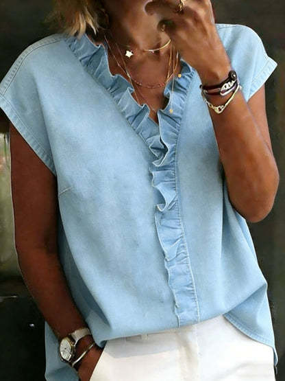 Casual Denim Cotton Shirt