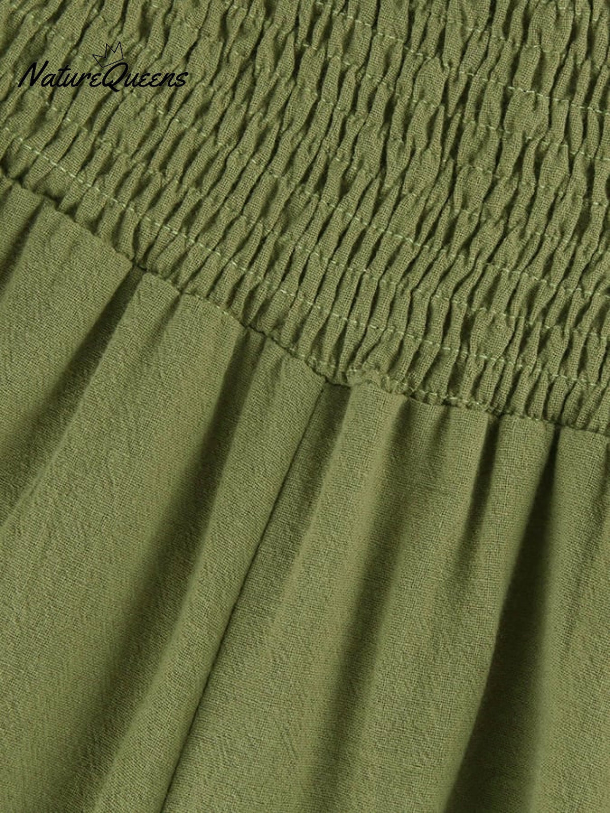 High-Waist Pleated Irregular Hem Cotton and Linen Loose Casual Pants